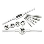 12pcs M6/M7/M8/M10/M12 Tap and Die Set with Wrench