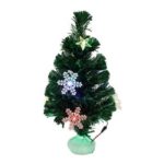18 Inch Mini LED Artificial Christmas Tree with Ornaments