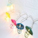 2m 10LEDs String Lampshade Light Wedding Party Christmas Decor