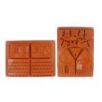 2pcs Gingerbread House Silicone Chocolate Mould Kit