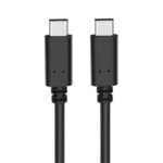 2Pcs USB3.1 Type C Male to Male Charging Sync Data Cable 10Gbs 5A Current 1m