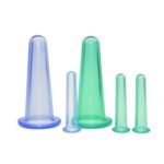 5PCs Silicone Face Eye Cupping Jar Set Facial Cups