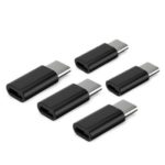 5PCs USB-C to Micro USB OTG Adapter Charging Data Sync Converter