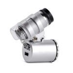 60X Portable Mini Pocket Microscope with LED Illuminated Light