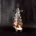 Creative Christmas Tree Shape Candle Holder for Home Table Decoration – Random Delivery