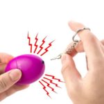 Egg Shape Self Defense Alarm 120dB Women Security Protection Alert Keychain – Random Color