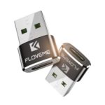 Floveme YXF93631 USB 2.0 Male to Type C Female OTG Adapter