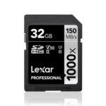 Lexar Professional 1000X 32GB Micro SDHC UHS-II U3 150MB/s Memory Card