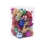 Multi Color & Shape Christmas Tree Hanging Decorations Kit-Random Delivery