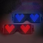 Stylish Unisex Rechargeable LED Light Up Eyeglasses for Halloween/Party/Holiday