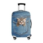 3D Cute Animal Design Elastic Luggage Cover Suitcase Protector