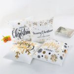 4PCs Christmas Style Gilding Cushion Cover Decorative Pillowcase – 45 x 45 cm