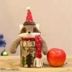 Christmas Candy Box Jar Apple Container – Squirrel / Bear / Penguin