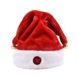 Electric Singing Plush Christmas Hat with Dancing Ears & Bells