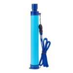 Portable Outdoor Emergency Water Filter Purifier Straw for Hiking Camping