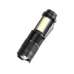 SK68 1000LM COB LED 3 Mode Mini Zooming Flashlight with Pocket Clip