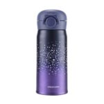 Starry Sky Stainless Steel Water Bottle Vacuum Thermos Cup Travel Mug with Pop-up Lid