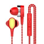 V4S Dual Drive HiFi In-ear Headphones 3.5mm Wired Earphones with Mic
