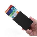 Automatic Slide Card Holder Business RFID Blocking Credit Card Protector – Random Color