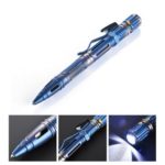 Outdoor EDC Tactical Pen with Flashlight Whistle Fire Stick Glass Breaker Screwdriver