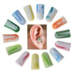 10PCs Colorful Soft Foam Ear Plugs Travel Sleep Noise Prevention Earplugs – Random Color