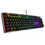 ACGAM AG-109R 105 Keys RGB Mechanical Anti-Ghosting Gaming Keyboard Italian Layout Ergonomic Arc Full-Keyboard RGB Backlight – Black