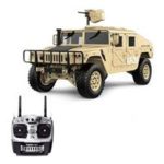 HG P408 Light Sound Function Version 1/10 2.4G 4WD U.S.4X4 Military Vehicle Truck RC Car Without Battery Charger RTR