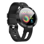 Makibes DM58 Plus Smart Watch 1.22 Inch IPS Screen Heart Rate Monitor Health Tracker IP68 – Black