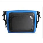 Waterproof Bicycle Front Bag Handlebar Front Tube Bag Large Capacity – Blue
