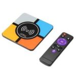 R-TV BOX S10 Plus Android 8.1 4GB/32GB KODI 18.0 4K TV Box Wireless Charger RK3328 WiFi LAN HDR H.265 Compatible with iPhone X iPhone 8/8 Plus & Galaxy Note 8 S8/S9/S9 Plus and All Qi-Enabled Devices