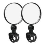 Handlebar Rearview Convex Mirror For Kugoo Electric Scooter – Black