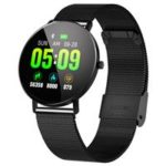 New 
                        
                            MAKIBES F25 Smart Watch 1.3 Inch TFT Screen Heart Rate Blood Pressure Sleep Monitor Metal Strap – Black
