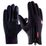 New 
                        
                            Outdoor Windproof Cycling And Ski Gloves Warm Waterproof Breathable Lightweight Size M – Black