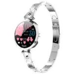 New 
                        
                            AK15 Women Smart Bracelet 1.08 Inch Color Screen Heart Rate Sleep Monitor IP67 Multiple Sports Modes – Silver