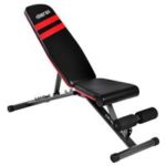 New 
                        
                            Merax Folding Weight Bench Bracket Abdominal Trainer Indoor Training Machine – Black