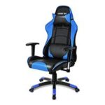 New 
                        
                            Merax Gaming Chair Leatherette Cover Adjustable Armrests – Black And Blue