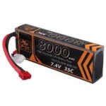 New 
                        
                            ZOP Power 2S 7.4V 8000mAh 35C T Plug Lipo Battery For RC Car Model FPV Racing Drone RC Airplane Helicopter