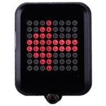 New 
                        
                            TX129 64-led Intelligent Bicycle Taillight Automatic Direction Indicator Light Infrared Laser – Black