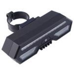 New 
                        
                            USB Charging LED Cycling Warning Light  85 Lumens 2200mAh Battery Bicycle Taillight – Black