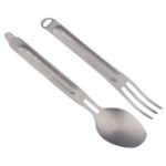 New 
                        
                            Xiaomi NEXTOOL Outdoor Titanium Alloy Fork Spoon Tableware Set – Silver
