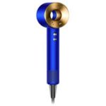 New 
                        
                            Dyson HD01 Supersonic 1600W Negative Ions Hair Dryer 3 Speed With LED Display – Gold/Blue
