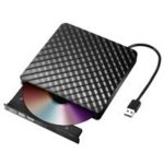 New 
                        
                            External Mobile Optical Drive Portable CD DVD Ultra-thin USB 3.0 Interface For Laptop PC MAC – Black