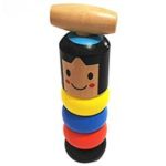 New 
                        
                            Unbreakable Wooden Man Magic Toy Funny Tricks Props Gift For For Halloween Christmas