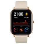 New 
                        
                            AMAZFIT GTS Smartwatch 1.65 Inch Retina Display 5ATM Water Resistant GPS Global Version – Gloden