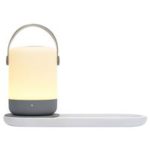 New 
                        
                            ZHIJI LED Night Light Portable Adjustable Bedside Lamp With Qi Wireless Charger From Xiaomi Youpin – Grey