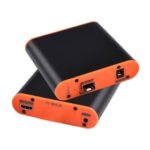 New 
                        
                            Measy OPT882-KVM 20km Optical Fiber Extender 1080P HD Analog Audio Video Transmitter Receiver EU Plug – Black / Orange