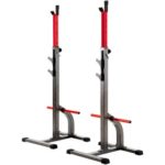 New 
                        
                            Merax Dumbbell Stand Max Load 250kg Adjustable Width & Height – Gray
