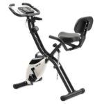 New 
                        
                            Merax X-Bike Magnetic Folding Fitness Bike 2.5 kg Flywheel LCD Display For Cardio Workout Cycling – Black