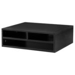 New 
                        
                            Monitor Printer Stand Multifunctional Desktop Storage Drawer For Home Office – Black