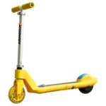 New 
                        
                            SCOOWAY GX-08S Folding Electric Scooter 5 Inch Solid Tire Max 8km/h Up To 10km Range Adjustable Height Foam Grip Rear Foot Brake For Kids – Yellow